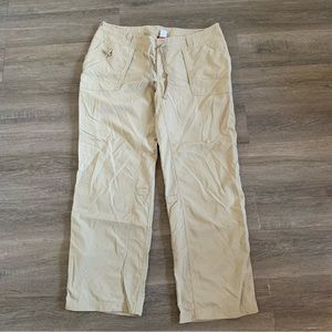 The North Face Women's Khaki Beige Casual Drawstring Pants